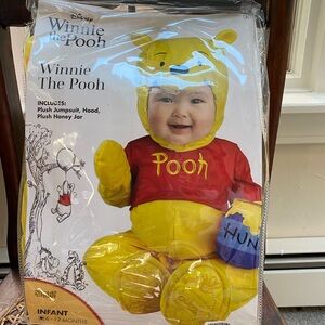 Disney Winnie the Pooh Infant Footie - Red and Yellow
